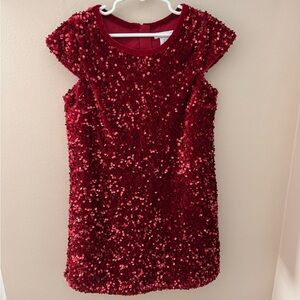 Cupcakes & Cashmere Red Sequin Dress